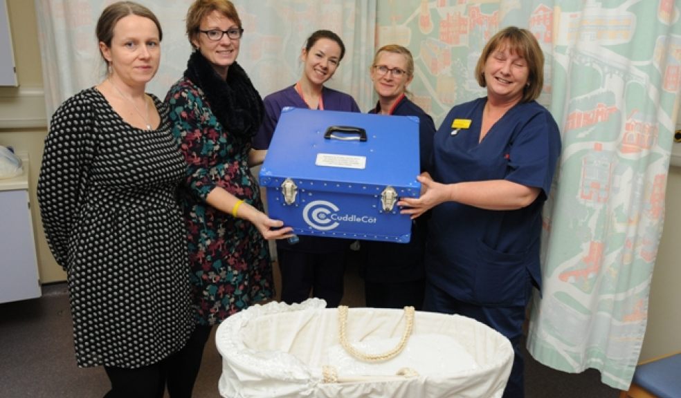 Exeter Sands donate 'cuddle cot' to RD&E Maternity Unit The Exeter Daily